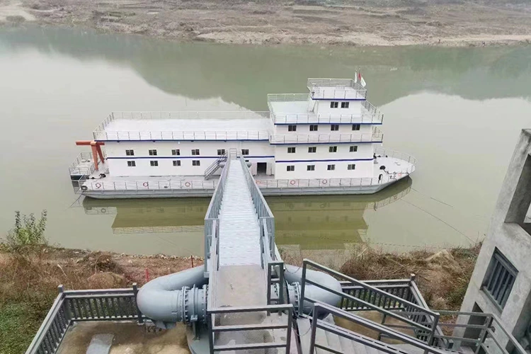 Perairan dengan Stesen Pam Turun Turun Paras Air Besar